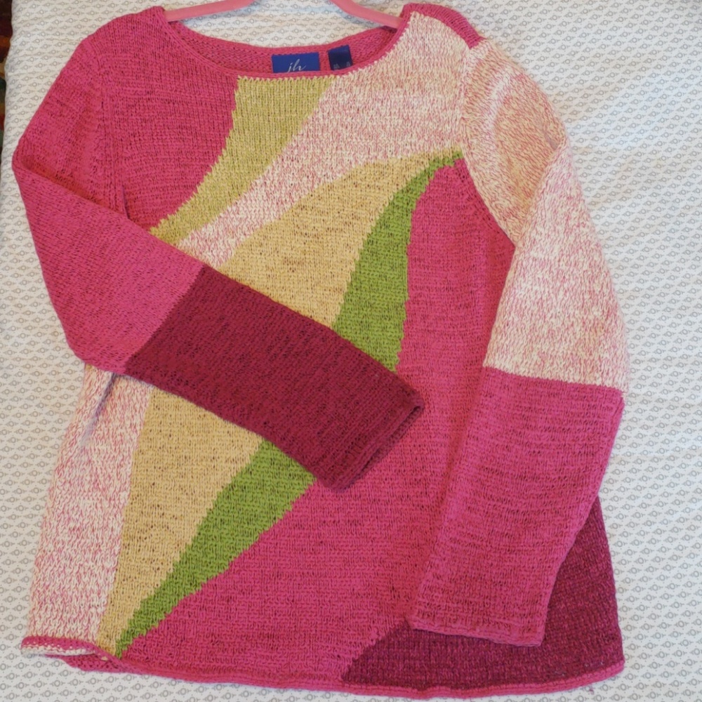 J.H Collectible Thick Braid Woven Sweater